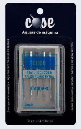 AGUJA MAQUINA TALON PLANO 201801/80 (5 AGUJAS)