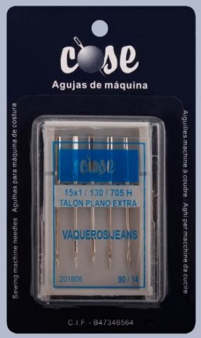 AGUJA MAQUINA JEANS 1806 (BLISTER 5 UNIDADES)