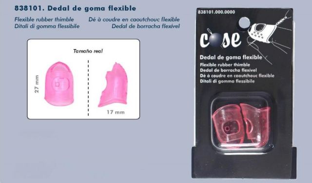 DEDAL GOMA FLEXIBLE 838101 (BLISTER 2 UNIDADES)