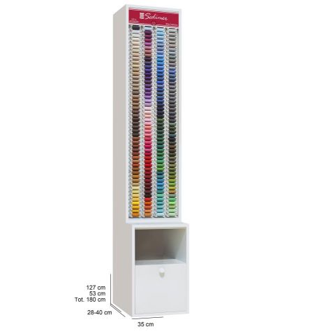 EXPOSITOR SEDIMER BOBINAS 200 COLORES