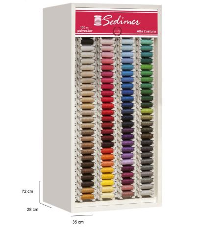 EXPOSITOR SEDIMER BOBINAS 100 COLORES