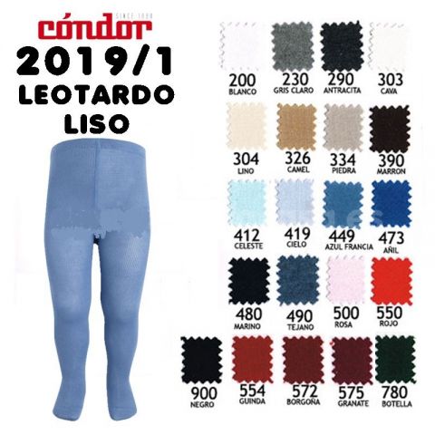 LEOTARDO LISO 2019-1/12 CONDOR--