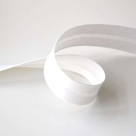 CINTA BIES 7411 12MM  BLANCA (PIEZA 25 METROS)
