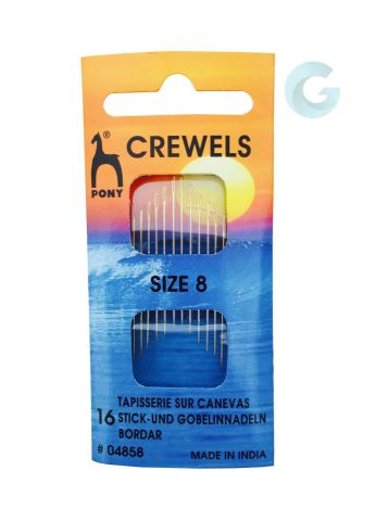 AGUJA BORDAR 4858/8 (BLISTER 16 AGUJAS)