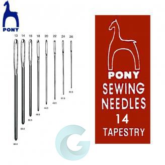 AGUJA PTO CRUZ SIN PUNTA 5102/14 (SOBRE 25 AGUJAS)