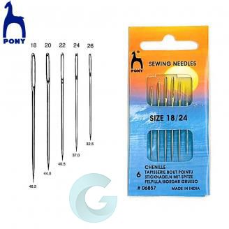 AGUJA LANERA 6857/18a24 (SOBRE 6 UNIDADES)