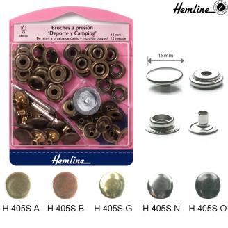 BROCHE PRESION H405S 15MM (BLISTER)
