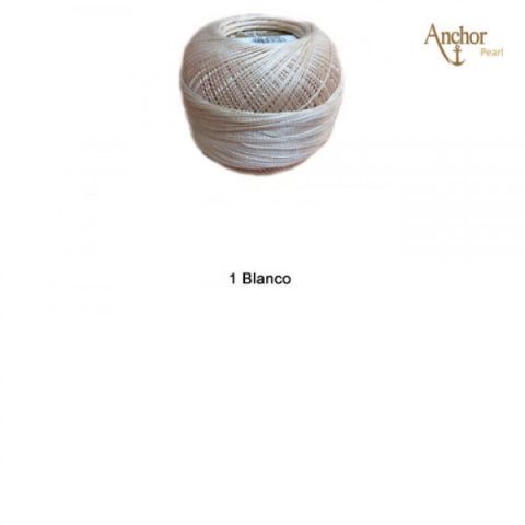 PERLÉ ANCHOR PEARL 4805 BLANCO 50GR (4 OVILLOS)--