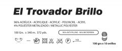 HILO ACRILICO TROVADOR BRILLO (OVILLO 100 GRAMOS)