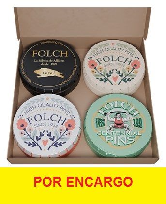 CAJITA METAL ALFILERES (PACK 4 CAJITAS SURTIDAS)