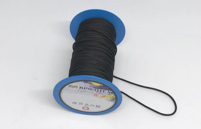 CORDON FLAMENCA RINCOTEX 2MM NEGRO 40012CL (METRO)
