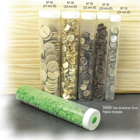 TUBO BOTONES 4089  33MM (UNIDAD)