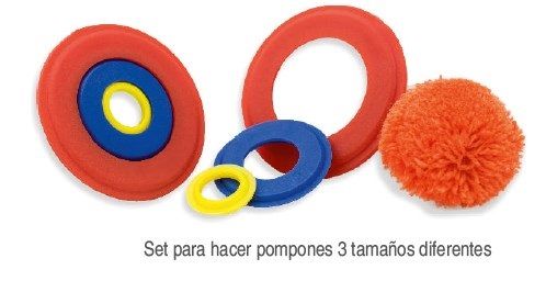 KIT PARA POMPONES 4117 (2 JUEGOS)