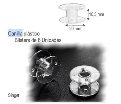 CANILLA ESTANDAR PLEX 4136 (BLISTER 6 UNIDADES)