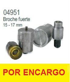 TROQUEL PARA BROCHES FUERTES 4951 (JUEGO)