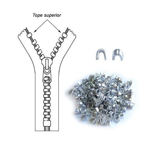 TOPE SUPERIOR CREMALLERA Nº5  11081 (200 PARES)