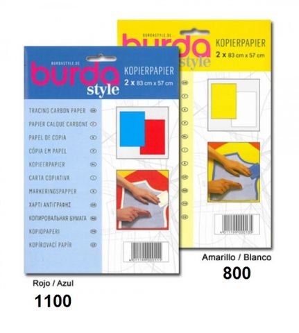 PAPEL COPIADOR BURDA (2 UNIDADES)