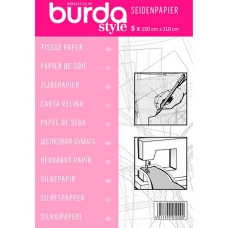 PAPEL SEDA BURDA (PACK 5 UNIDADES)