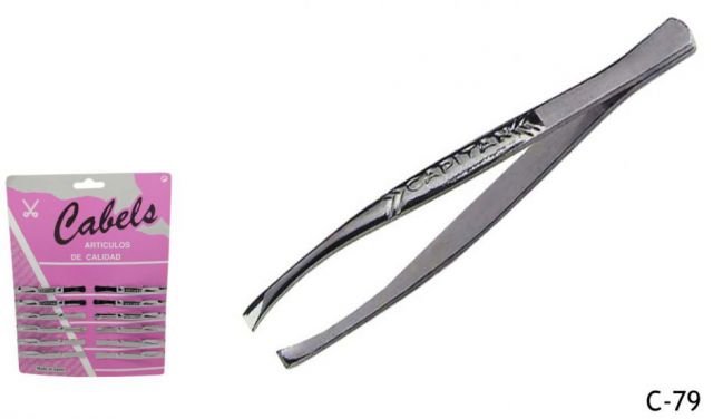 PINZA DEPILAR CAPITAN 8CM C79 (UNIDAD)