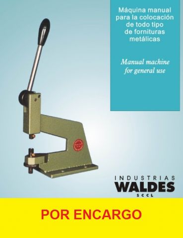 MAQUINA MANUAL WALDES (UNIDAD)