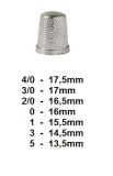 DEDAL METALICO NIQUEL 659 KOHINOOR (UNIDAD)