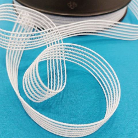 ELASTICO FRUNCIR 13MM (PIEZA 20 METROS)