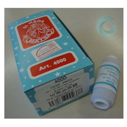 HILO ELASTICO 4000  0,7MM  (CAJA 10 BOBINAS)