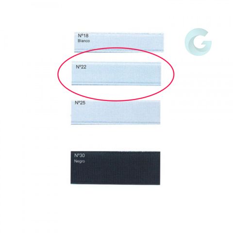 ELASTICO 400 22MM (PIEZA 25 METROS)