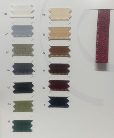 CINTA RIBETE PANTALON 3121 15MM (PIEZA 25 METROS)