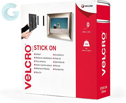 VELCRO ADHESIVO CAJA (PIEZA 25 MTS)