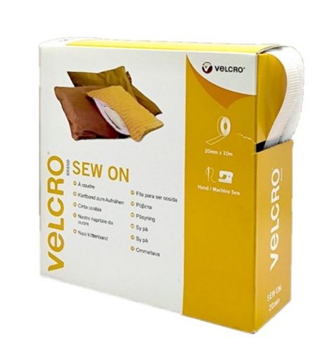 VELCRO DE COSER CAJA (PIEZA 25 METROS)