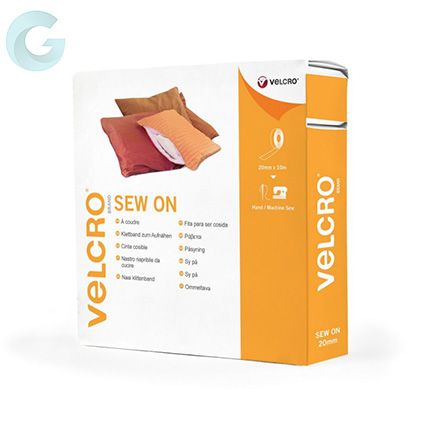 VELCRO DE COSER COLOR CAJA (PIEZA 10 METROS)