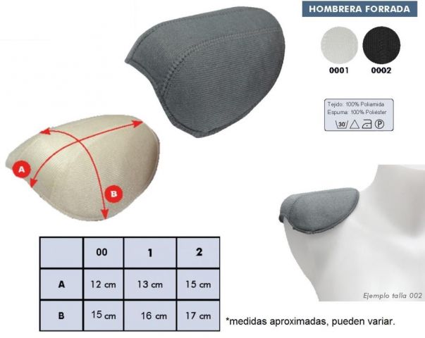 HOMBRERA FORRADA LAMITEX FR-25 Nº00 (PAR)