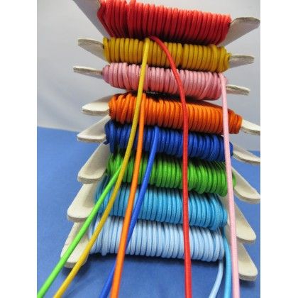 CORDON ELASTICO Nº2 COLOR (PIEZA 25 METROS)