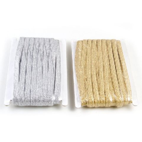 ELASTICO 500/10 ORO/PLATA (PIEZA 25 METROS)